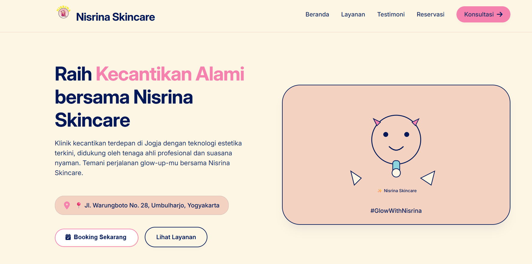 Screenshot Klinik Nisrina